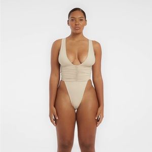 NWT Riot Swim Echo One Piece Coconut size small